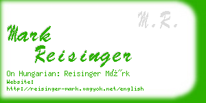 mark reisinger business card